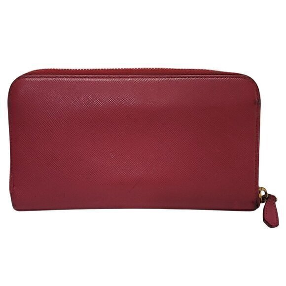 Prada Leather Wallet Continental Bow Pink - Picture 3 of 11